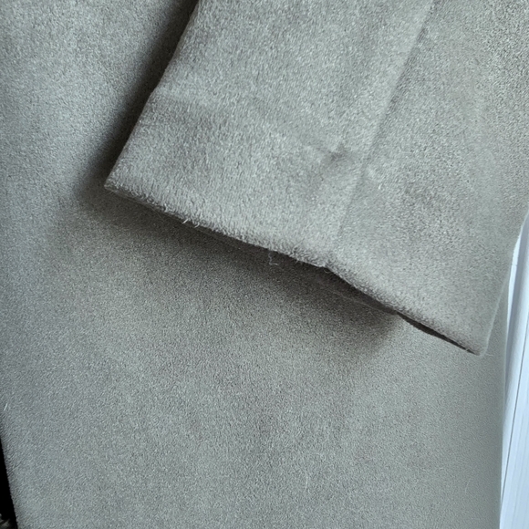 20%OFF Vegan suede Car Coat in Ivy green - Picture 5 of 13